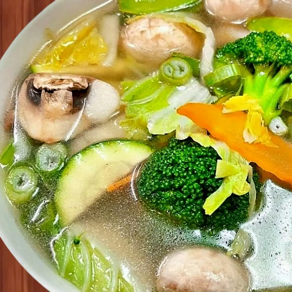 vegetable soup 蔬菜汤